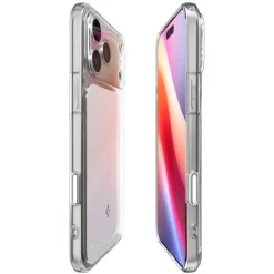 ETUI SPIGEN IPHONE 17 PRO ULTRA HYBRID ”T” MAG MAGSAFE CLEAR/WHITE