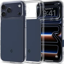 ETUI SPIGEN IPHONE 17 PRO ULTRA HYBRID ”T” MAG MAGSAFE MATTE BLUE