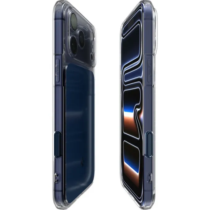 ETUI SPIGEN IPHONE 17 PRO ULTRA HYBRID ”T” MAG MAGSAFE MATTE BLUE
