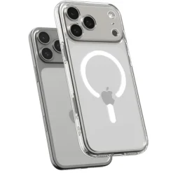 ETUI SPIGEN IPHONE 17 PRO ULTRA HYBRID MAG MAGSAFE CLEAR/WHITE