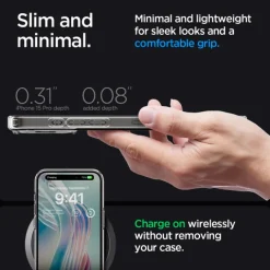 Etui SPIGEN iPhone 15 Pro Ultra Hybrid Crystal Clear Case