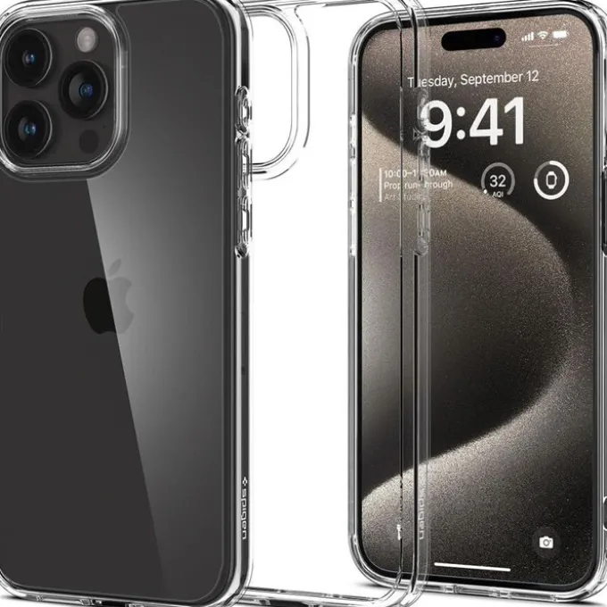 Etui SPIGEN iPhone 15 Pro Ultra Hybrid Crystal Clear Case