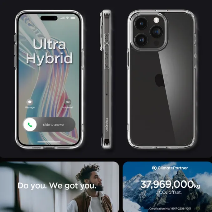Etui SPIGEN iPhone 15 Pro Ultra Hybrid Crystal Clear Case