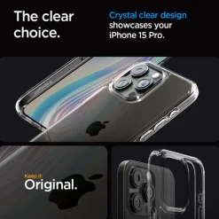 Etui SPIGEN iPhone 15 Pro Ultra Hybrid Crystal Clear Case