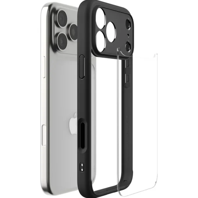 ETUI SPIGEN IPHONE 17 PRO ULTRA HYBRID MATTE BLACK