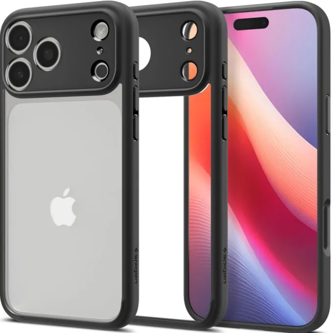 ETUI SPIGEN IPHONE 17 PRO ULTRA HYBRID MATTE BLACK
