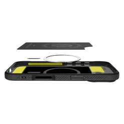 ETUI SPIGEN IPHONE 17 RUGGED ARMOR MAG MAGSAFE MATTE BLACK