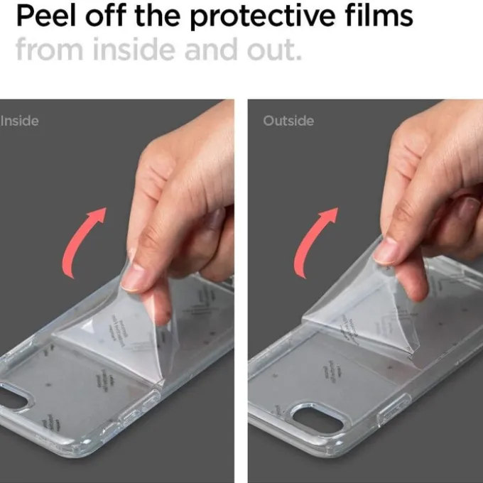 Etui SPIGEN iPhone SE 2022 2020 7 8 Ultra Hybrid Przezroczyste Clear Przezroczysty Case