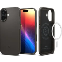 ETUI SPIGEN IPHONE 17 THIN FIT MAG MAGSAFE GUNMETAL
