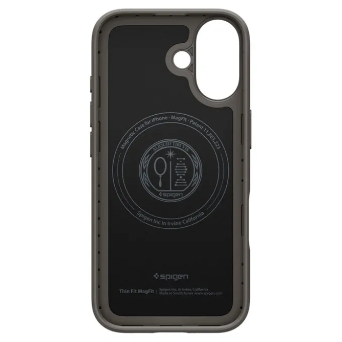 ETUI SPIGEN IPHONE 17 THIN FIT MAG MAGSAFE GUNMETAL