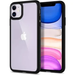 Etui SPIGEN iPhone 11 Ultra Hybrid Czarne Black Case Apple