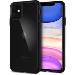 Etui SPIGEN iPhone 11 Ultra Hybrid Czarne Black Case Apple