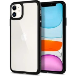 Etui SPIGEN iPhone 11 Ultra Hybrid Czarne Black Case Apple