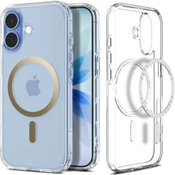 ETUI SPIGEN IPHONE 17 ULTRA HYBRID MAG MAGSAFE CLEAR/GOLD