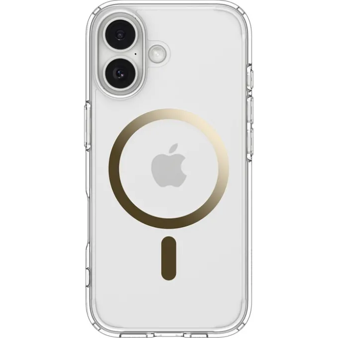 ETUI SPIGEN IPHONE 17 ULTRA HYBRID MAG MAGSAFE CLEAR/GOLD