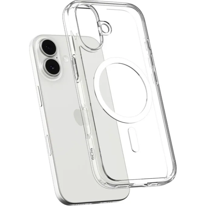 ETUI SPIGEN IPHONE 17 ULTRA HYBRID MAG MAGSAFE CLEAR/WHITE