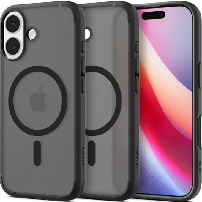 ETUI SPIGEN IPHONE 17 ULTRA HYBRID MAG MAGSAFE FROST BLACK