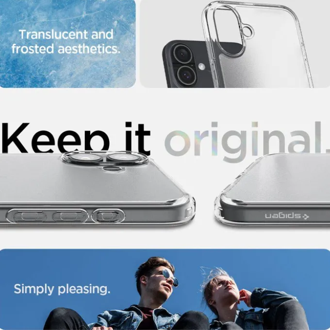 ETUI SPIGEN IPHONE 16 ULTRA HYBRID MATOWE PRZEZROCZYSTE