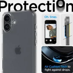ETUI SPIGEN IPHONE 16 ULTRA HYBRID MATOWE PRZEZROCZYSTE