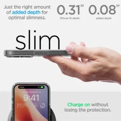 ETUI SPIGEN IPHONE 16 ULTRA HYBRID MATOWE PRZEZROCZYSTE
