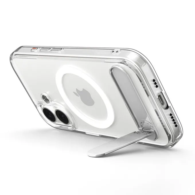ETUI SPIGEN IPHONE 17 ULTRA HYBRID ”S” MAG MAGSAFE CLEAR/WHITE