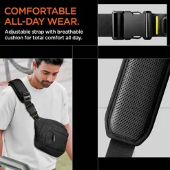 ETUI SPIGEN KD410 SLING BAG KLASDEN BLACK