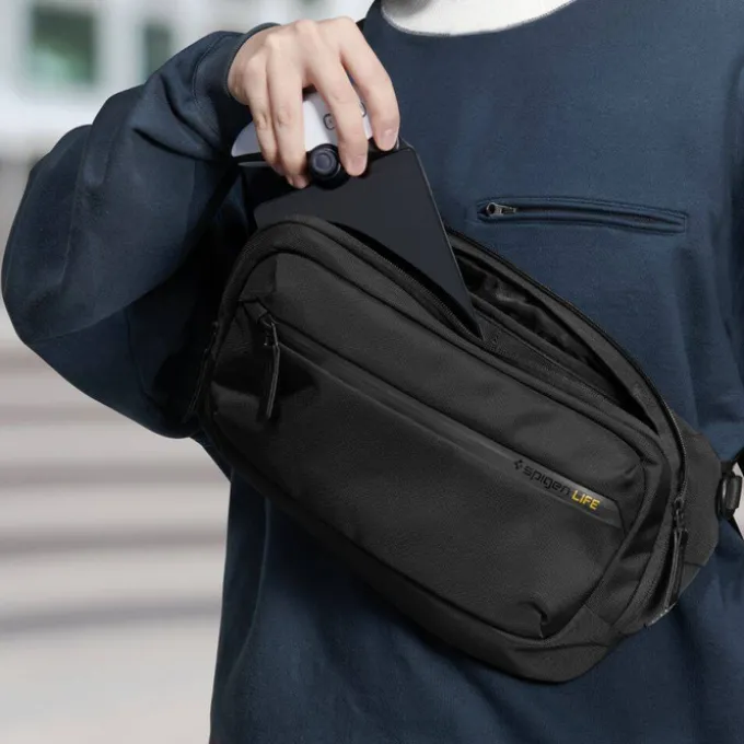 ETUI SPIGEN KD410 SLING BAG KLASDEN BLACK