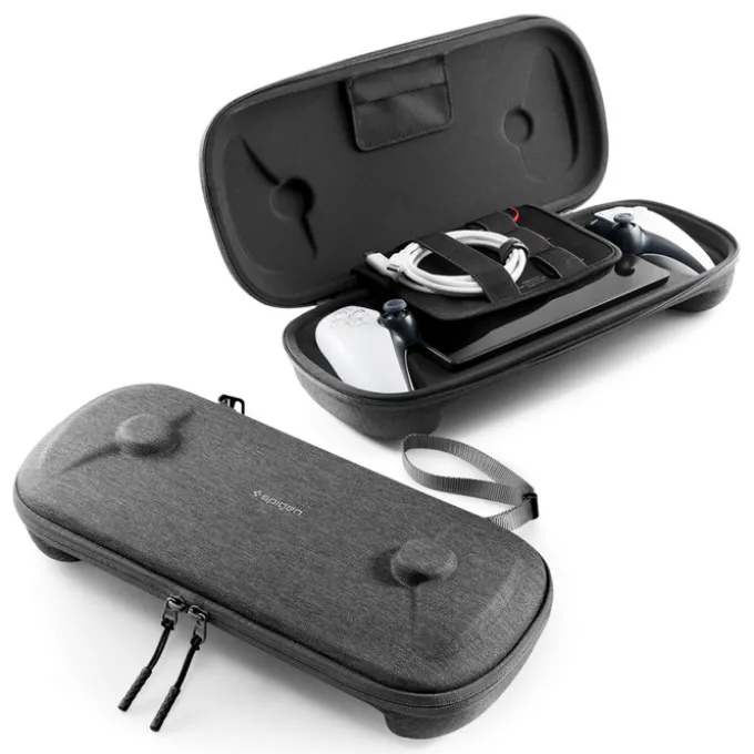 ETUI SPIGEN KLASDEN POUCH SONY PLAYSTATION PORTAL REMOTE CHARCOAL GREY
