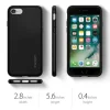 Etui SPIGEN Liquid Air Apple iPhone SE 2022 2020 7 8 Black Czarne Case