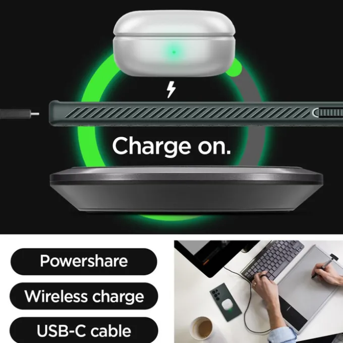 Etui Spigen Liquid Air Galaxy S23 Ultra Abyss Green Case