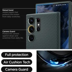 Etui Spigen Liquid Air Galaxy S23 Ultra Abyss Green Case