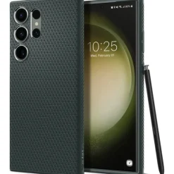 Etui Spigen Liquid Air Galaxy S23 Ultra Abyss Green Case