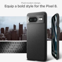 Etui Spigen Liquid Air Google Pixel 8 Matte Black Case
