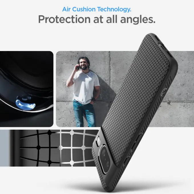 Etui Spigen Liquid Air Google Pixel 8 Matte Black Case