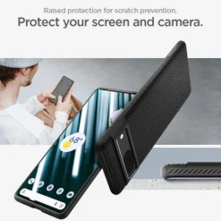 ETUI SPIGEN LIQUID AIR GOOGLE PIXEL 7 ETUI MATTE BLACK