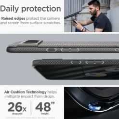 Etui Spigen Liquid Air Google Pixel 8 Pro Matte Black Case