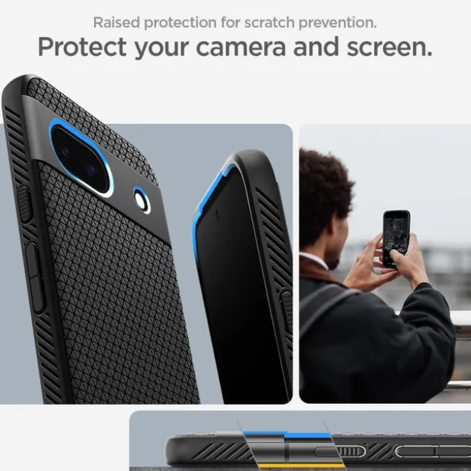Etui Spigen Liquid Air Google Pixel 8a Matte Black