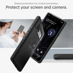 Etui Spigen Liquid Air Google Pixel 7A Matte Black Case