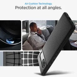 Etui Spigen Liquid Air Google Pixel 7A Matte Black Case