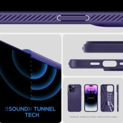 Etui Spigen Liquid Air iPhone 14 Pro Deep Purple Case