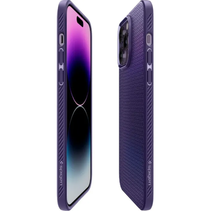 Etui Spigen Liquid Air iPhone 14 Pro Deep Purple Case