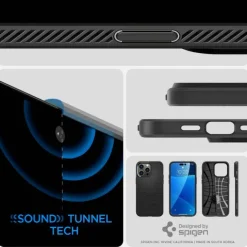 Etui Spigen Liquid Air iPhone 14 Pro Max Matte Black