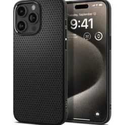 Etui Spigen Liquid Air iPhone 15 Pro Max Matte Black