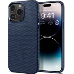Etui Spigen Liquid Air iPhone 14 Pro Navy Blue