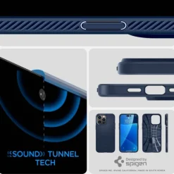 Etui Spigen Liquid Air iPhone 14 Pro Navy Blue