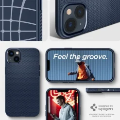 Etui Spigen Liquid Air iPhone 14 Plus Navy Blue