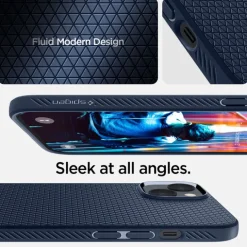 Etui Spigen Liquid Air iPhone 14 Plus Navy Blue