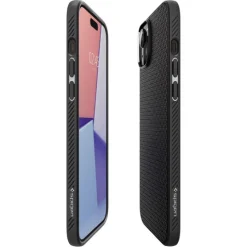 Etui Spigen Liquid Air iPhone 15 Plus Matte Black Case