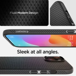Etui Spigen Liquid Air iPhone 15 Plus Matte Black Case