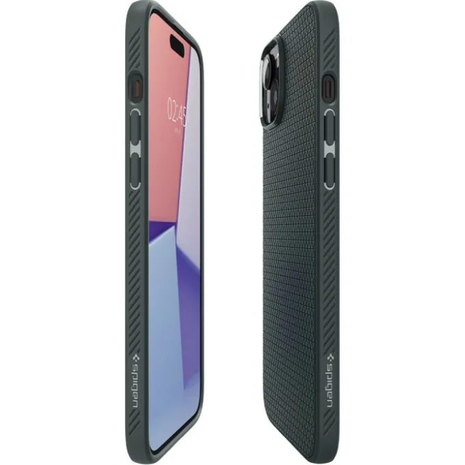 Etui Spigen Liquid Air iPhone 15 Abyss Green Case